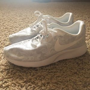 green tag shoes